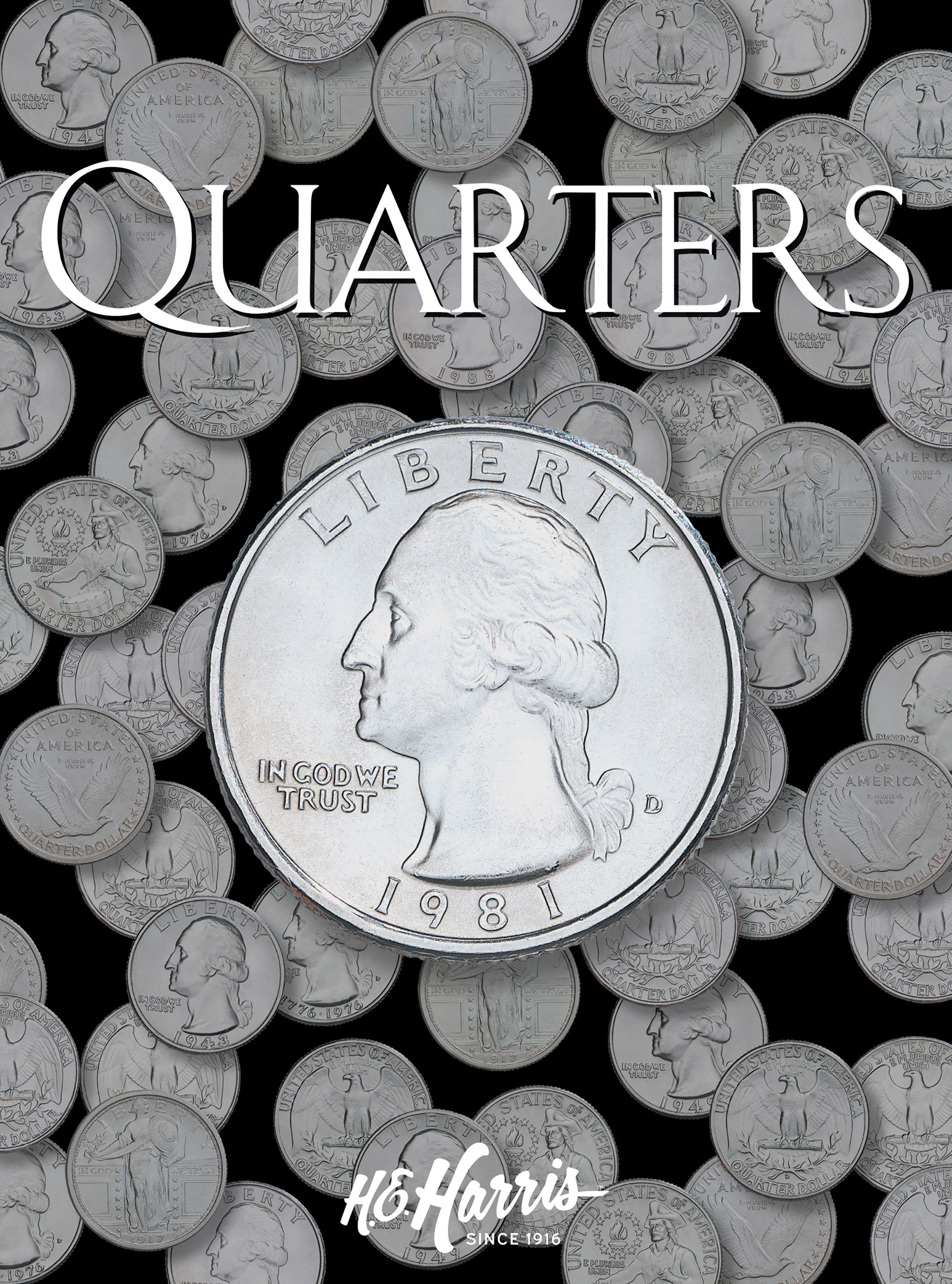 H.E. Harris® Coin Folder – U.S. Quarters: Plain, No Dates