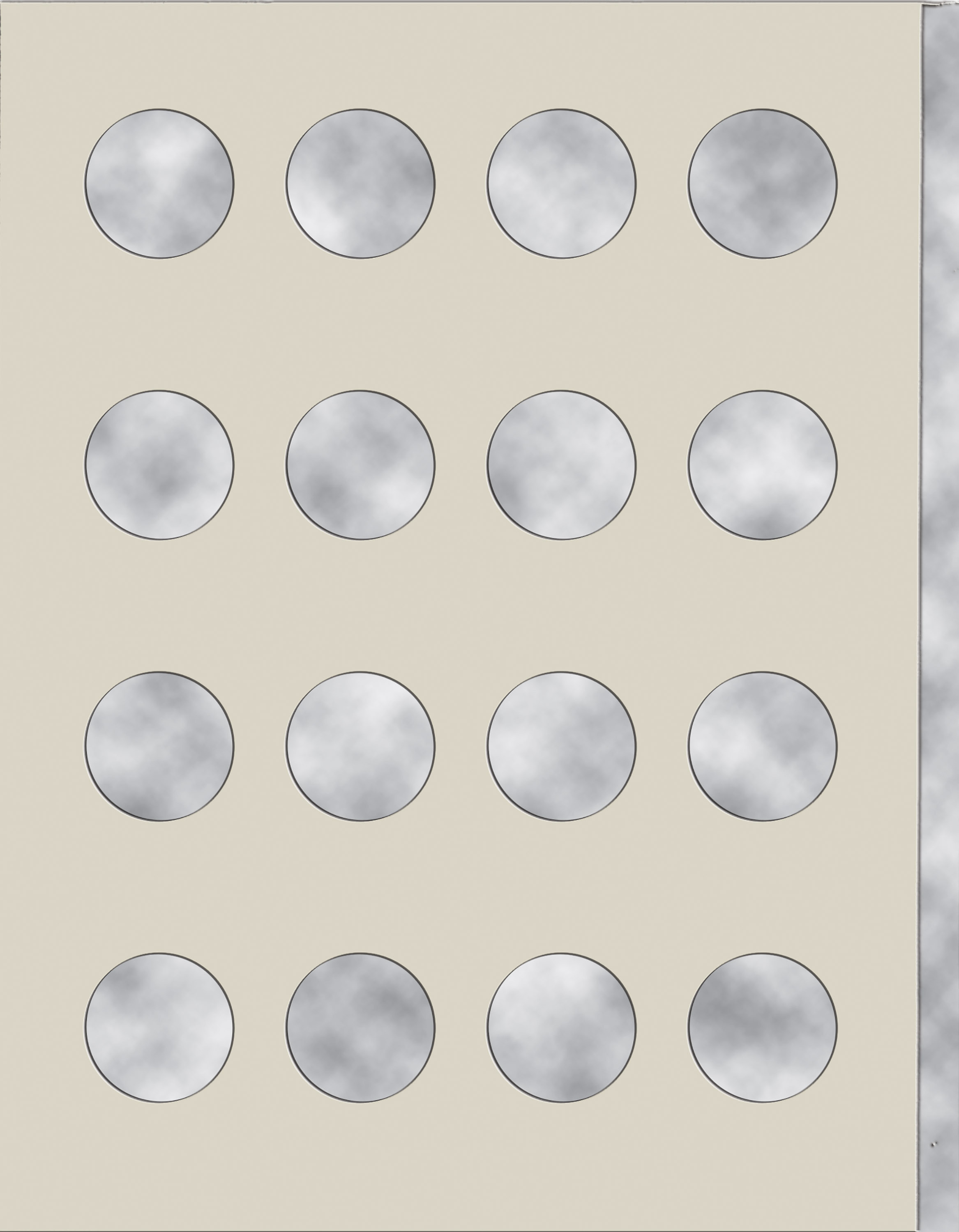 H.E. Harris® Coin Folder – U.S. Quarters: Plain, No Dates
