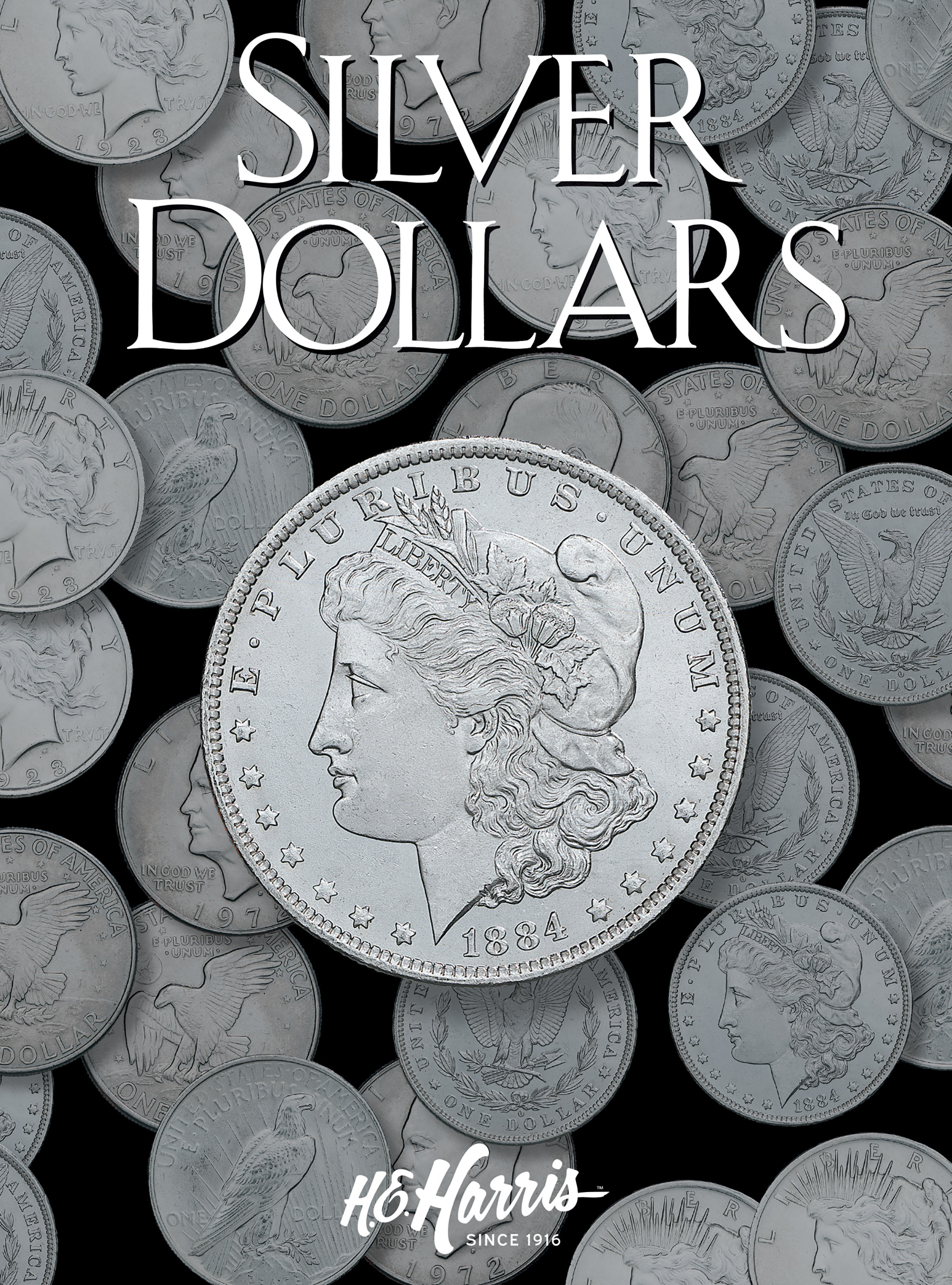 H.E. Harris® Coin Folder – U.S. Silver Dollars: Plain, No Dates