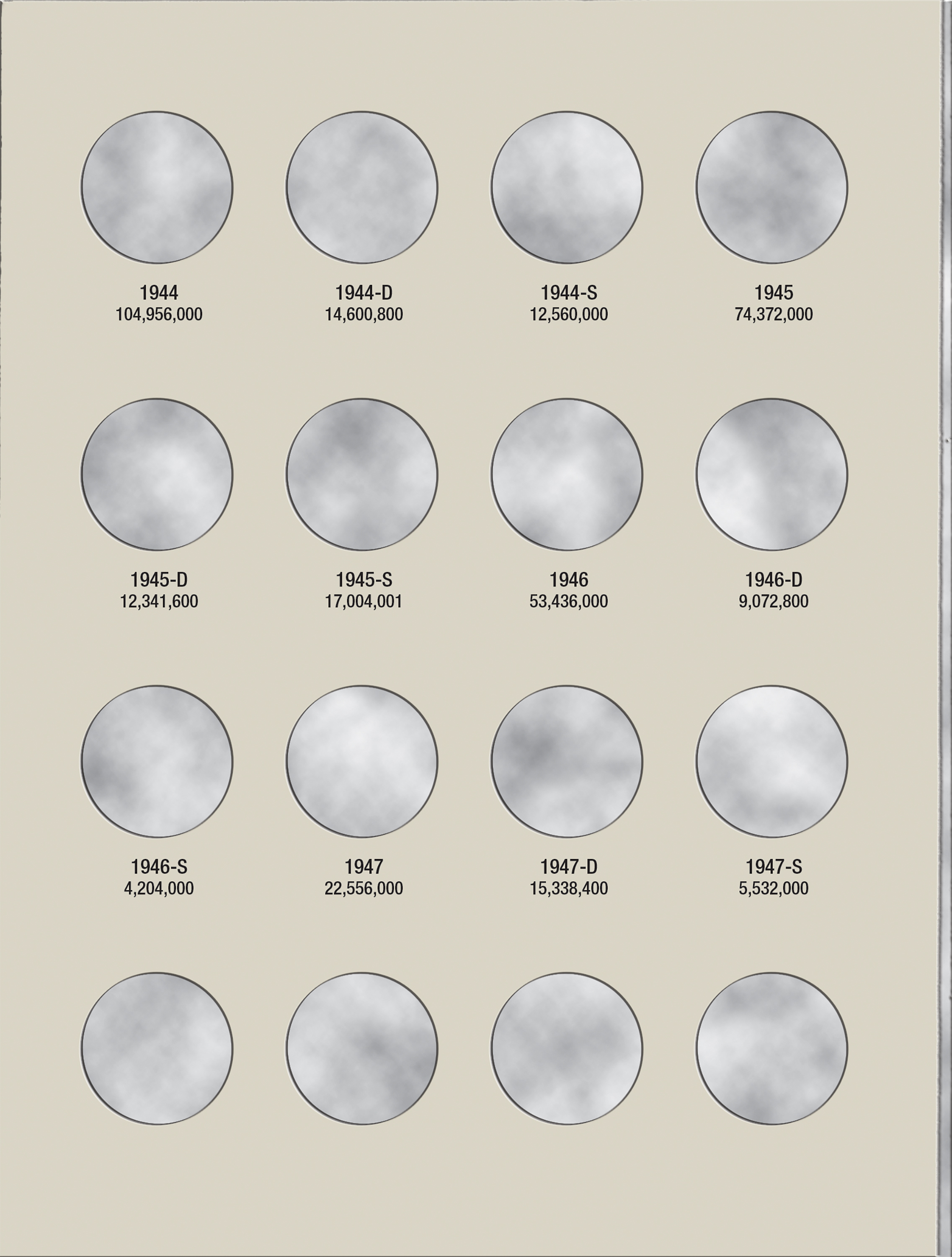 H.E. Harris® Coin Folder – Washington Quarters Collection #1: 1932-1947