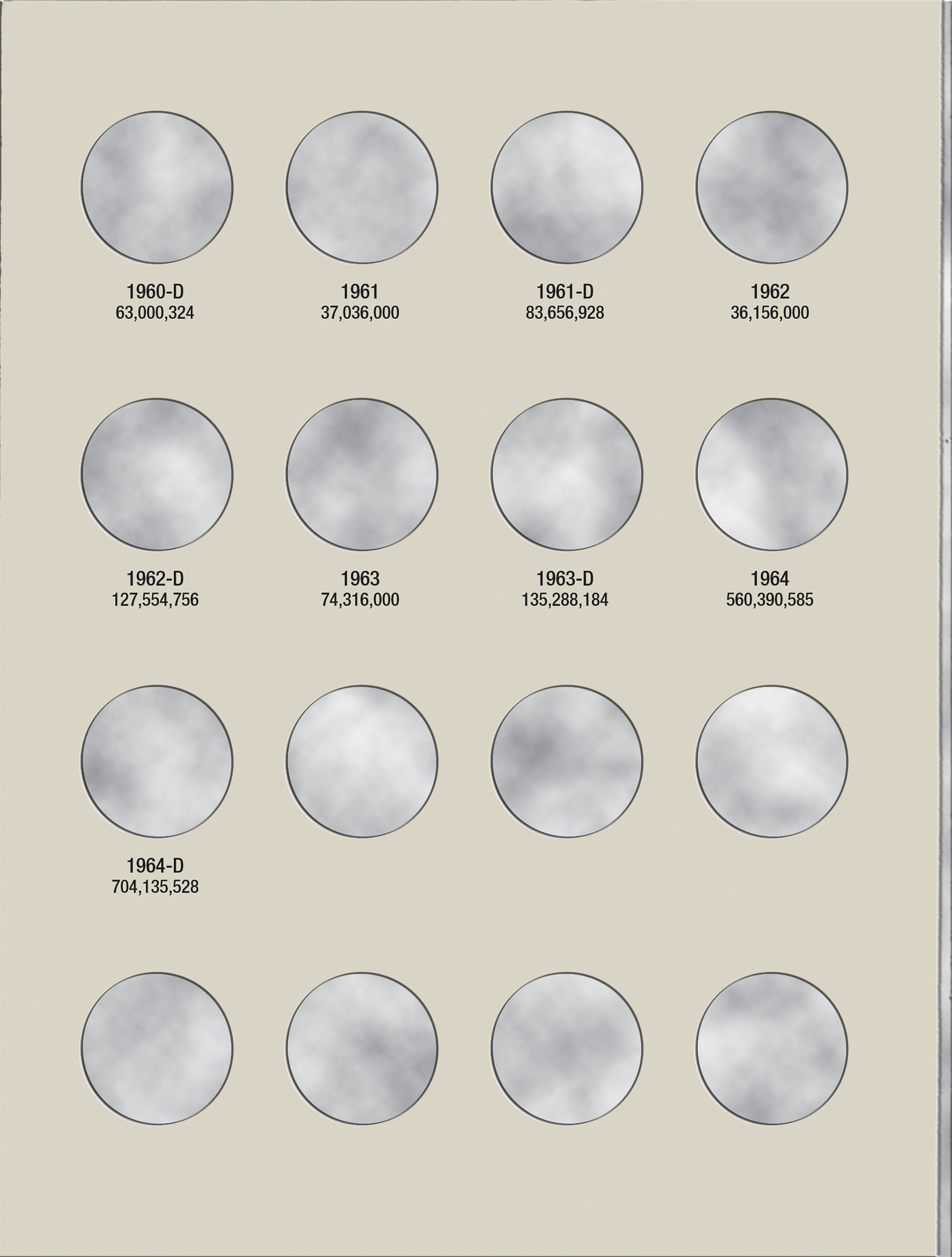 H.E. Harris® Coin Folder – Washington Quarters Collection #2: 1948-1964