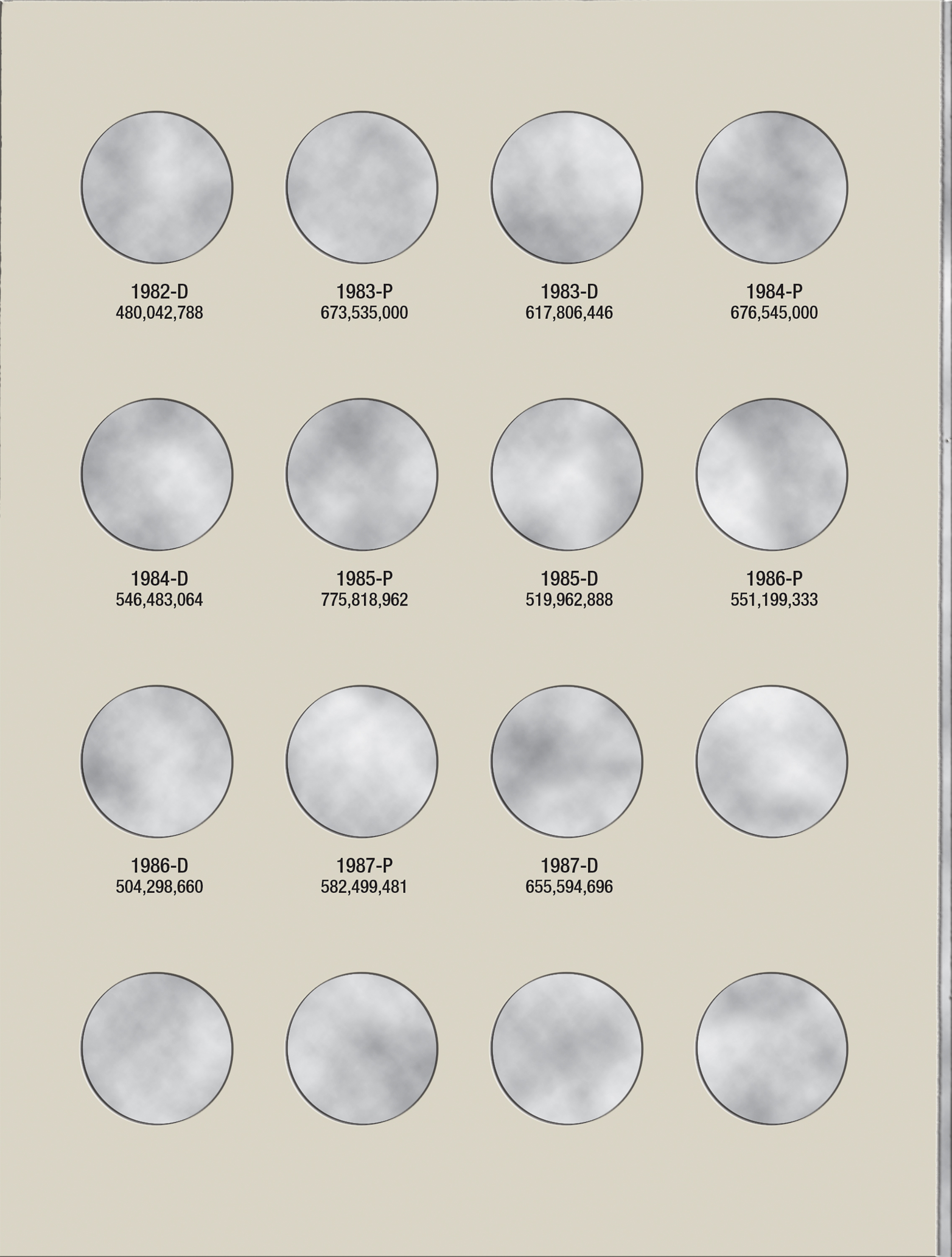 H.E. Harris® Coin Folder – Washington Quarters Collection #3: 1965-1987