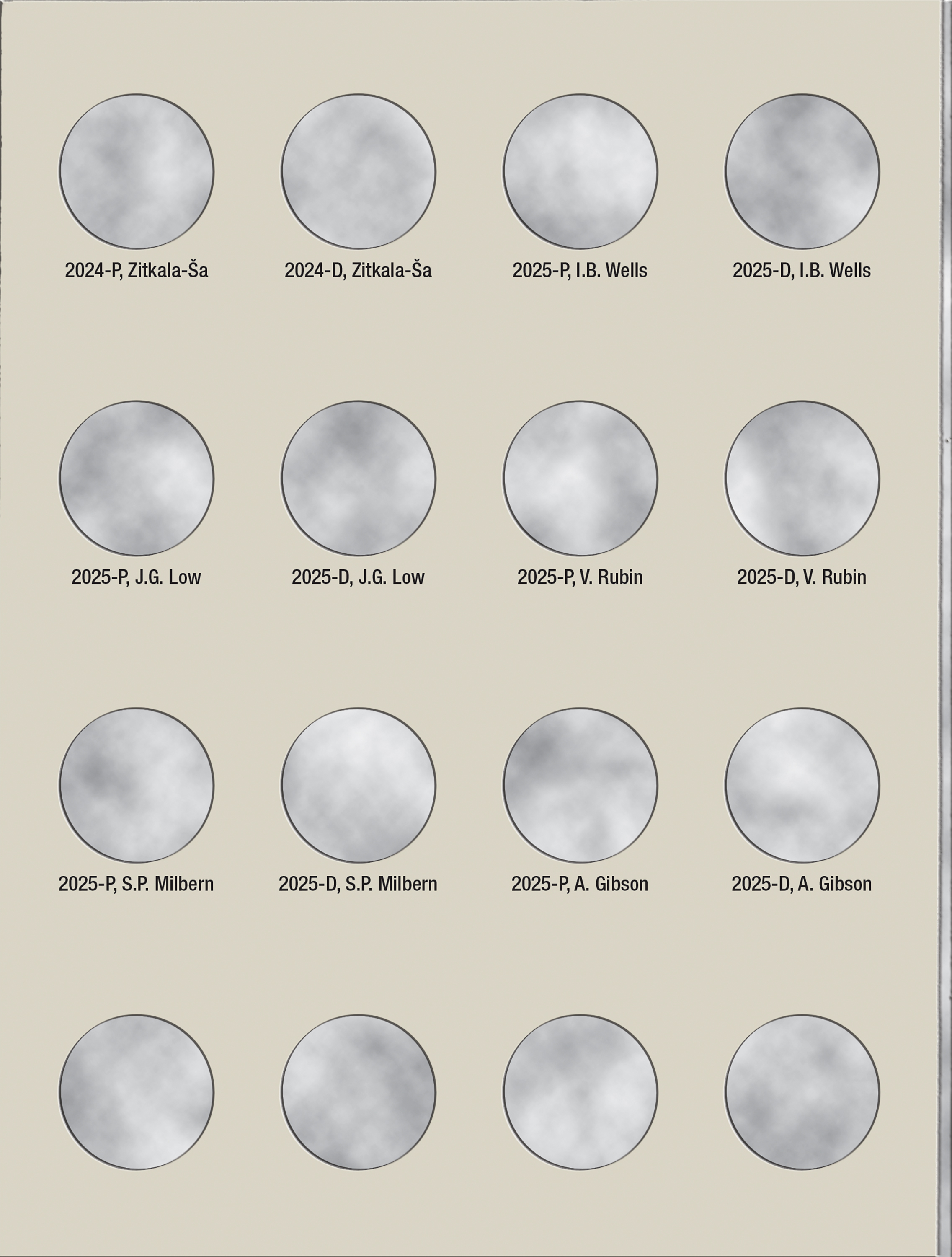 H.E. Harris® Coin Folder – Washington Quarters Crossing the Delaware & American Women Collection: 2021-2025
