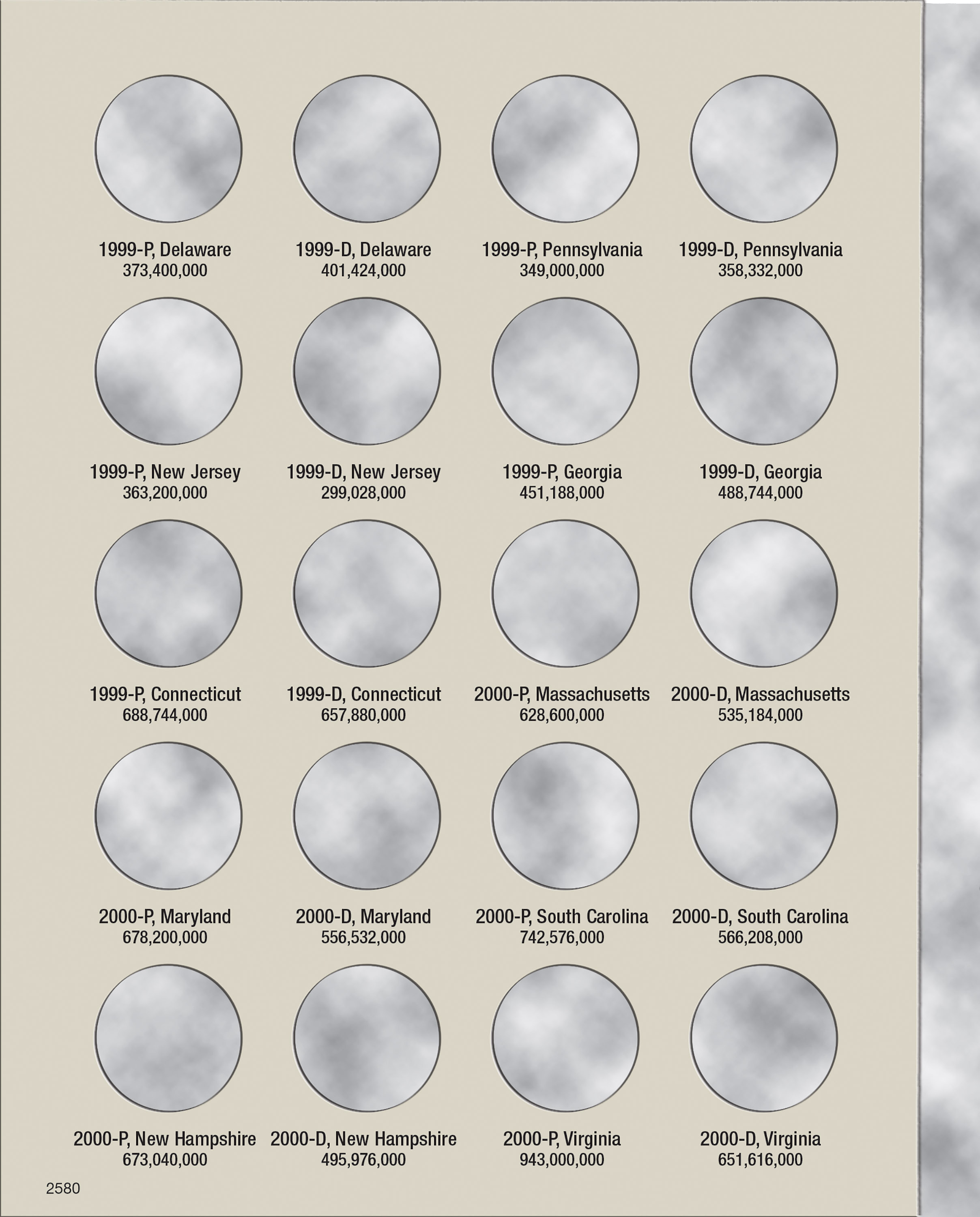H.E. Harris® Coin Folder – Washington Quarters Statehood Collection #1: 1999-2003