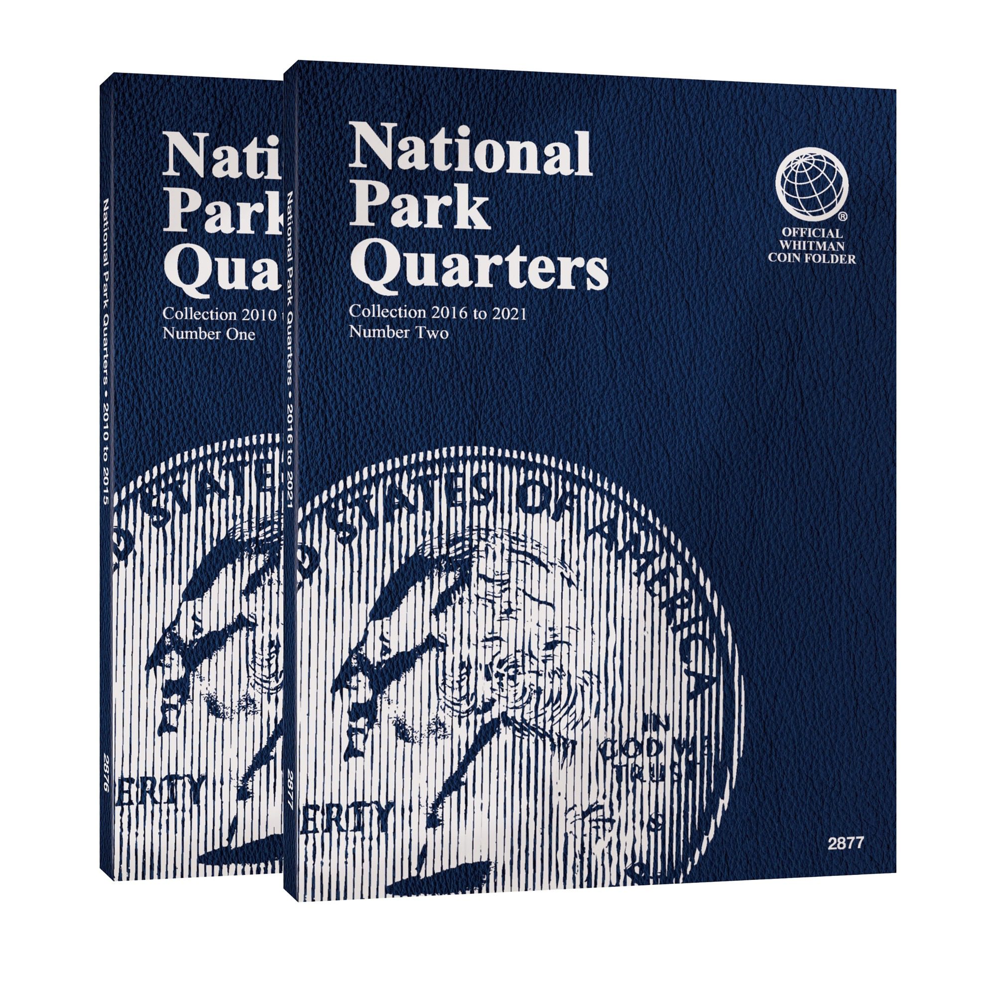 Official Whitman® Coin Folder 2-Volume Set – National Park Quarters Complete Collection: 2010–2021