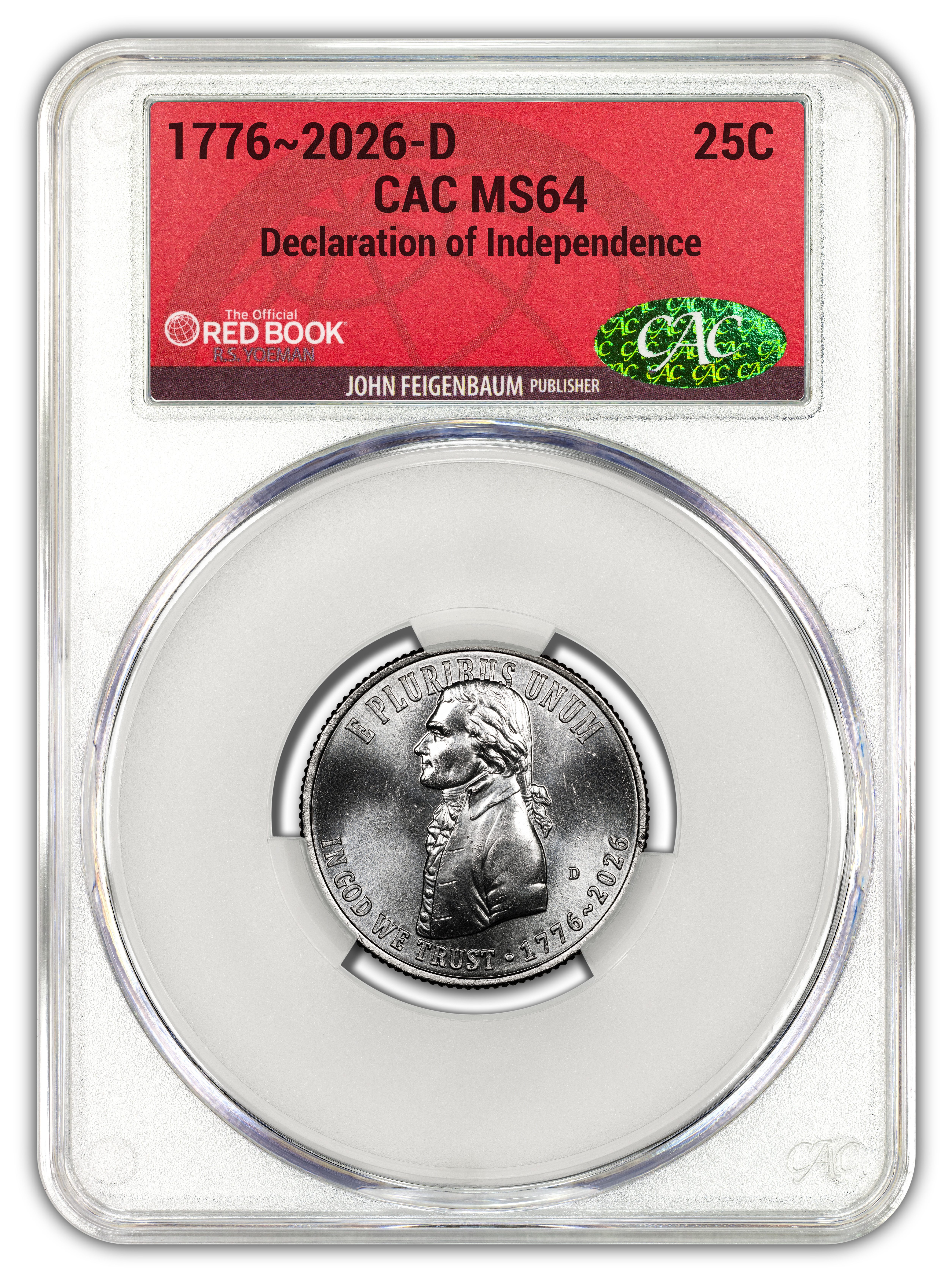 Whitman Exclusive: U.S. 250th Anniversary Official Red Book® Label MS-64 Graded Coin Set – 14 Coins + Storage Box - Image 10