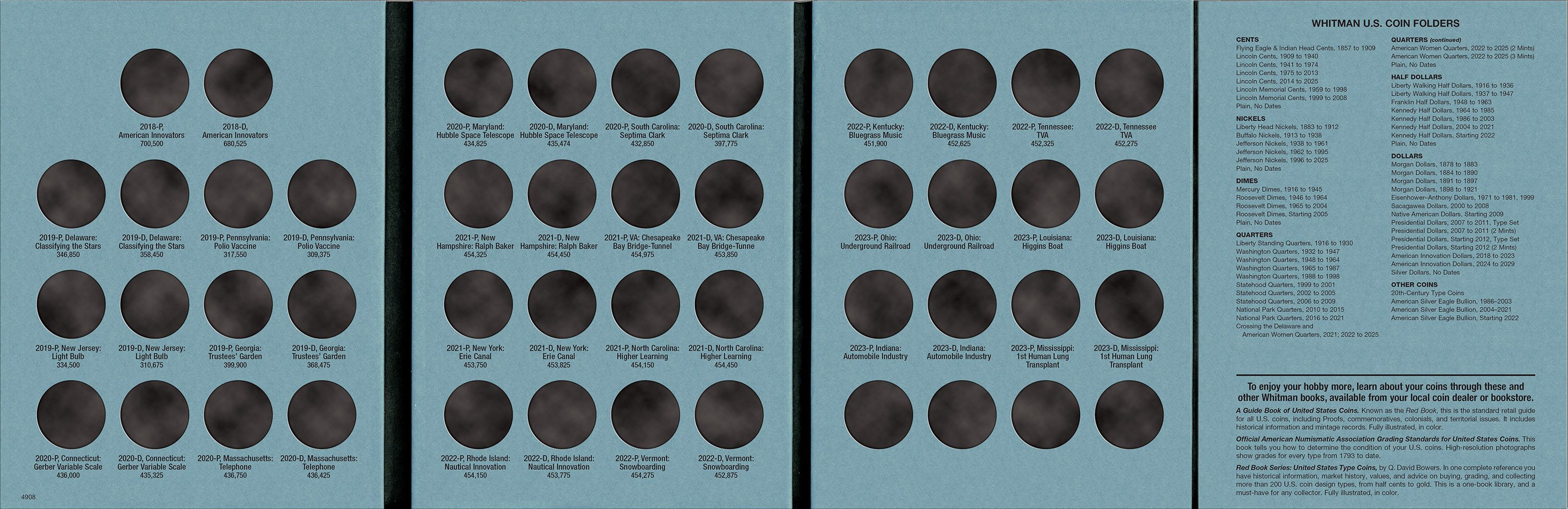 Official Whitman® Coin Folder 2-Volume Set – American Innovation Dollars Collection: 2018–2029 - Image 4