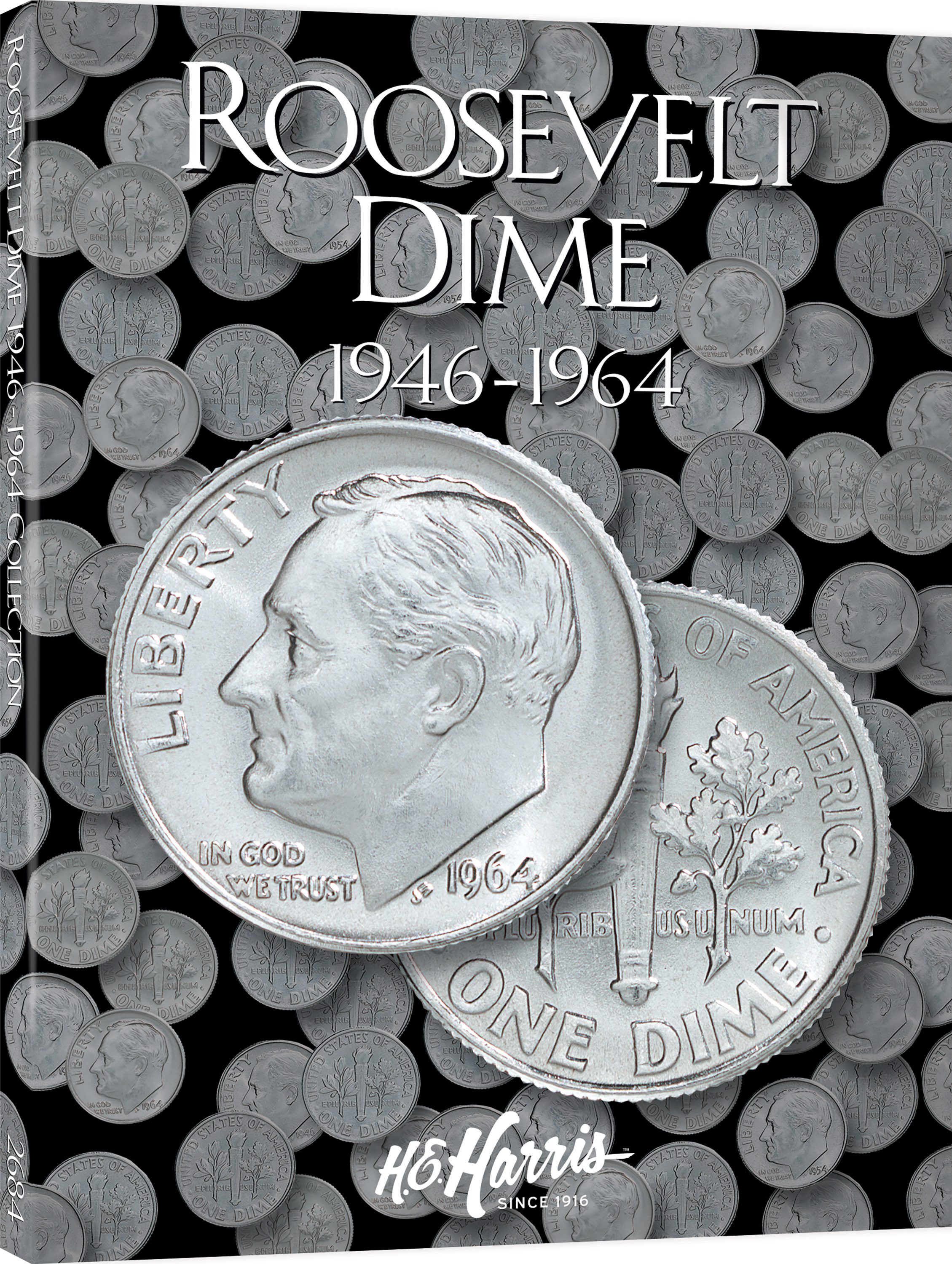 H.E. Harris® Coin Folder 3-Volume Set – Roosevelt Dimes Complete Collection: 1946 to Date - Image 2