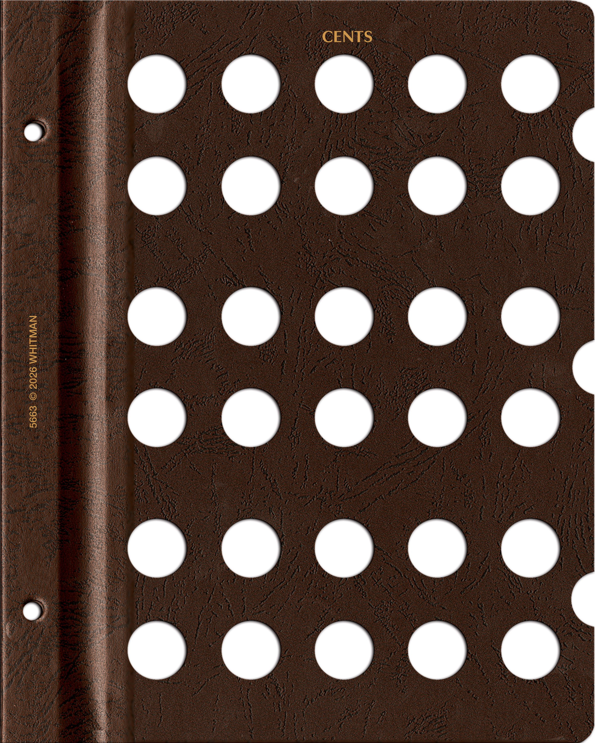 Whitman Prestige™ Coin Album Blank Page - U.S. Cents - Image 4