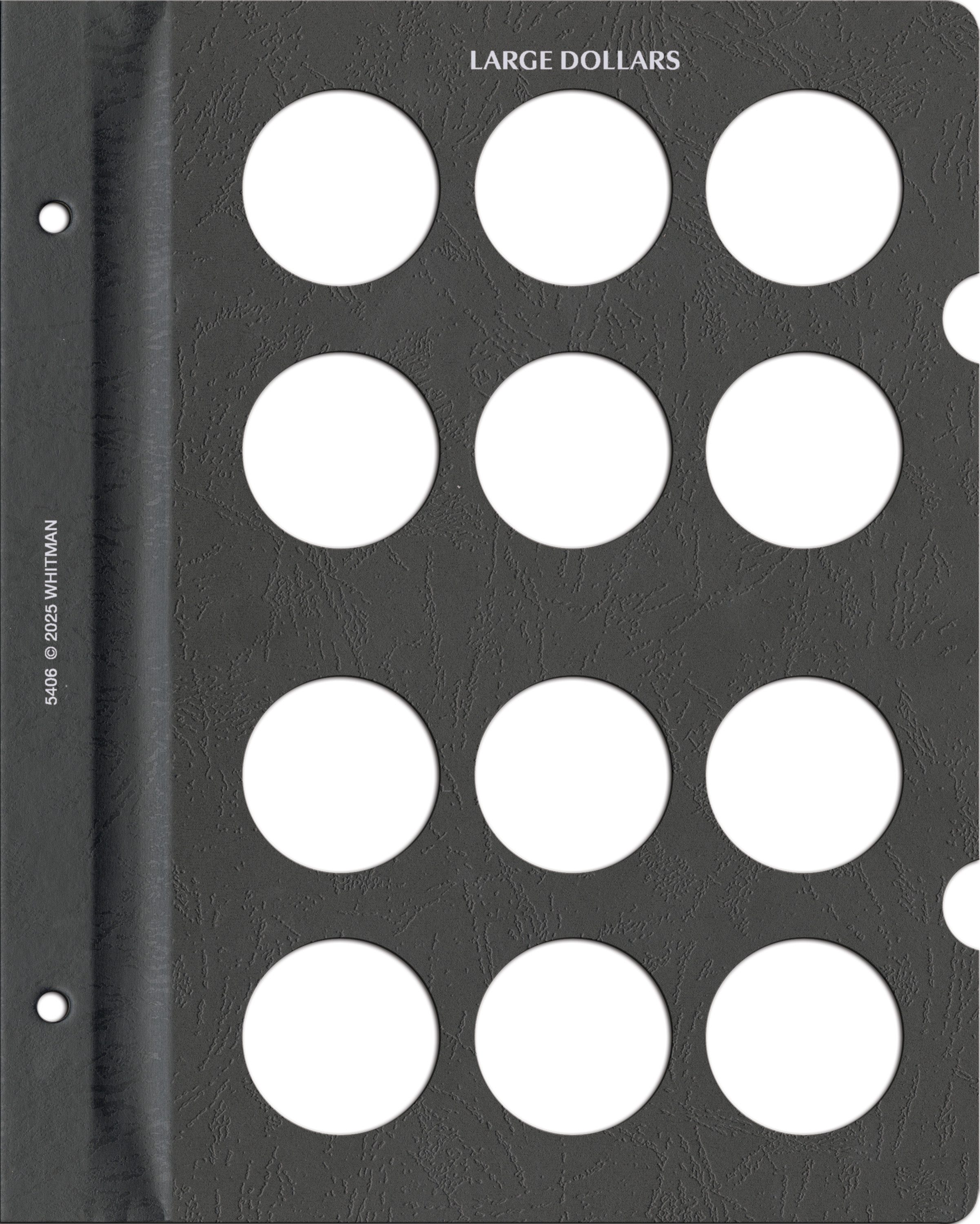 Whitman Prestige™ Coin Album Blank Page - U.S. Large Dollars