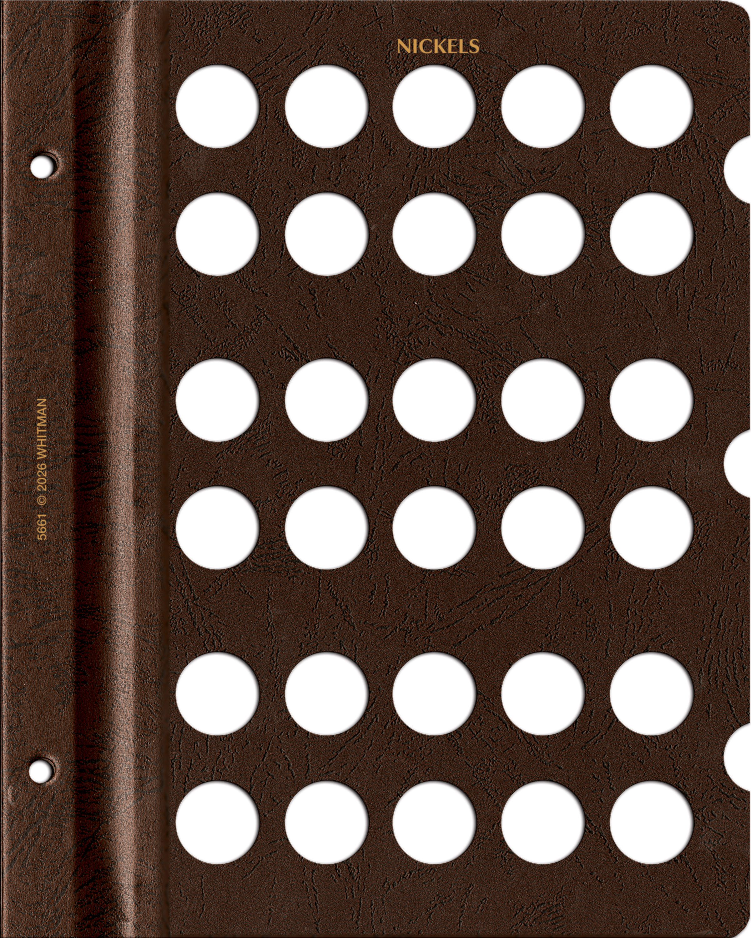 Whitman Prestige™ Coin Album Blank Page - U.S. Nickels - Image 3