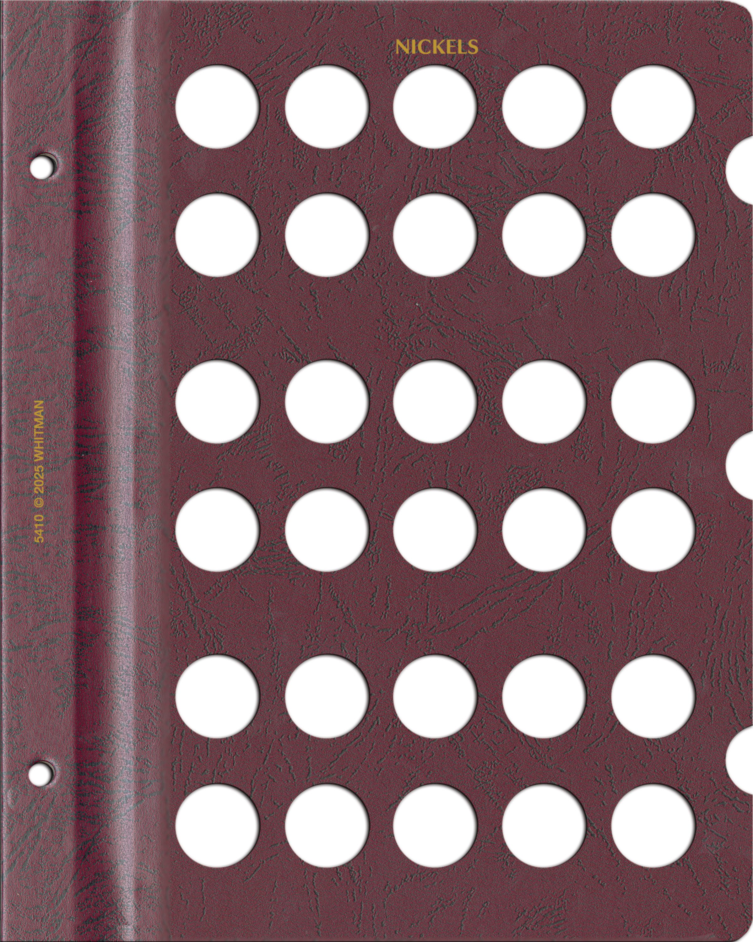Whitman Prestige™ Coin Album Blank Page - U.S. Nickels - Image 4
