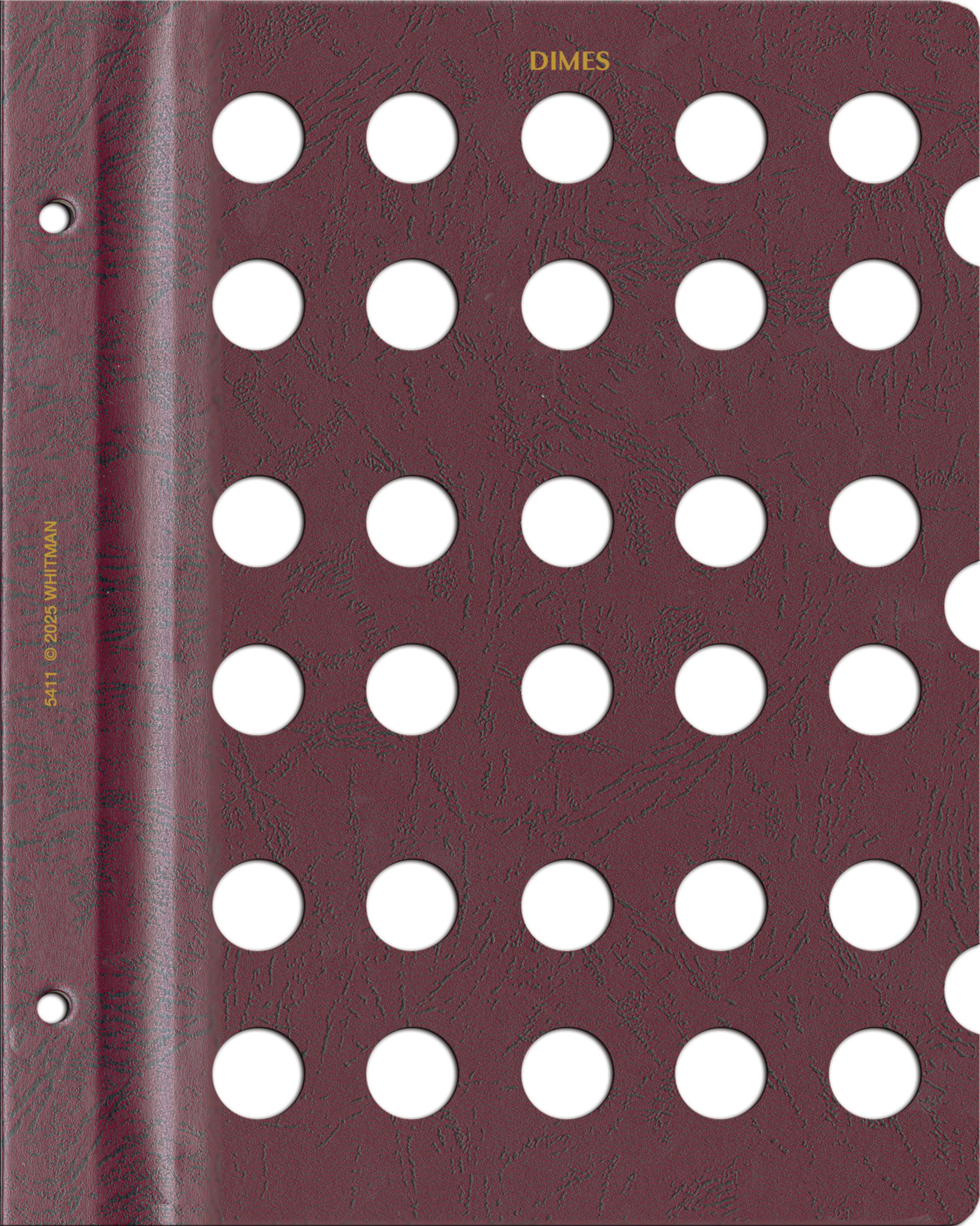 Whitman Prestige™ Coin Album Blank Page - U.S. Dimes - Image 5
