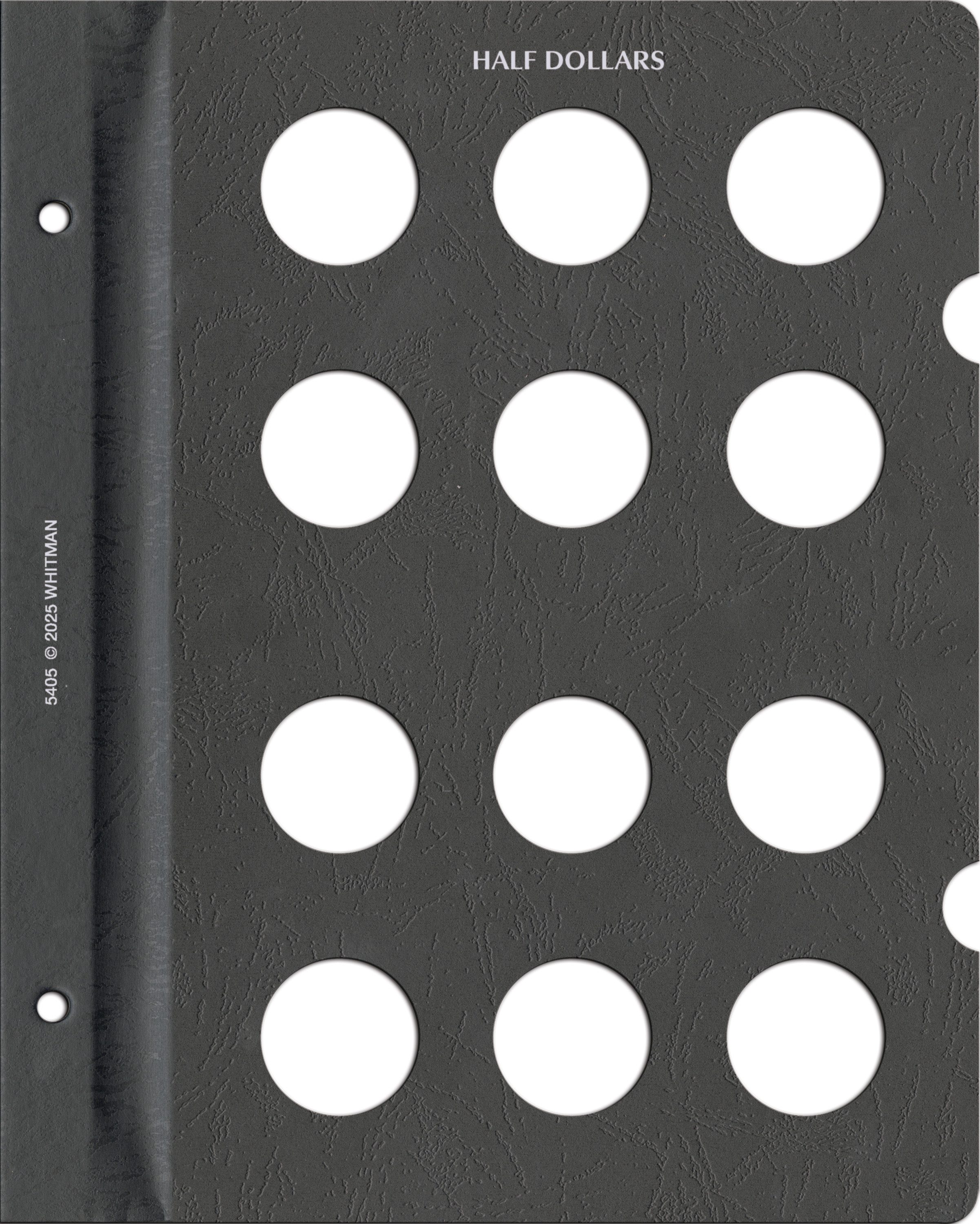 Whitman Prestige™ Coin Album Blank Page - Half Dollars