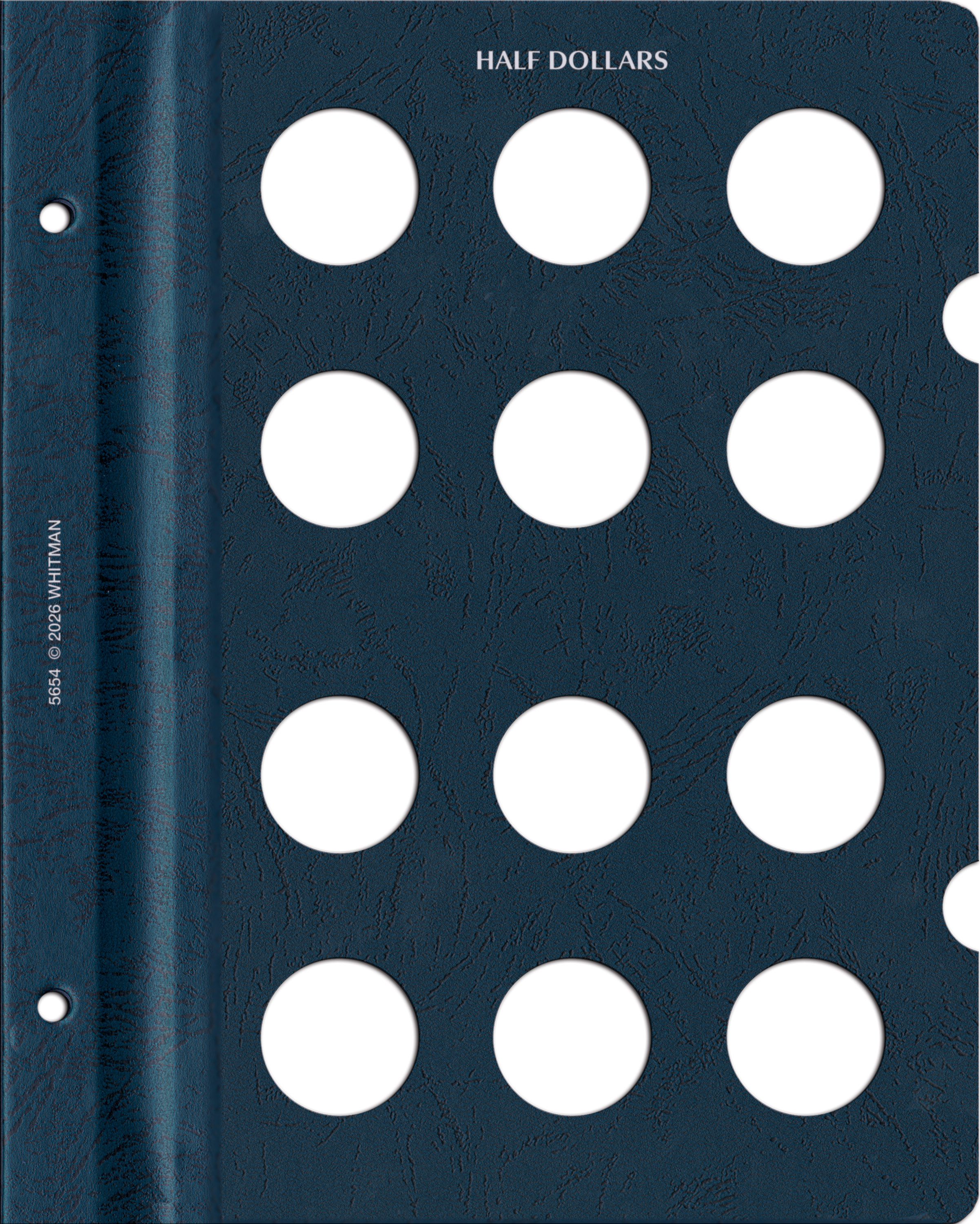 Whitman Prestige™ Coin Album Blank Page - Half Dollars - Image 2