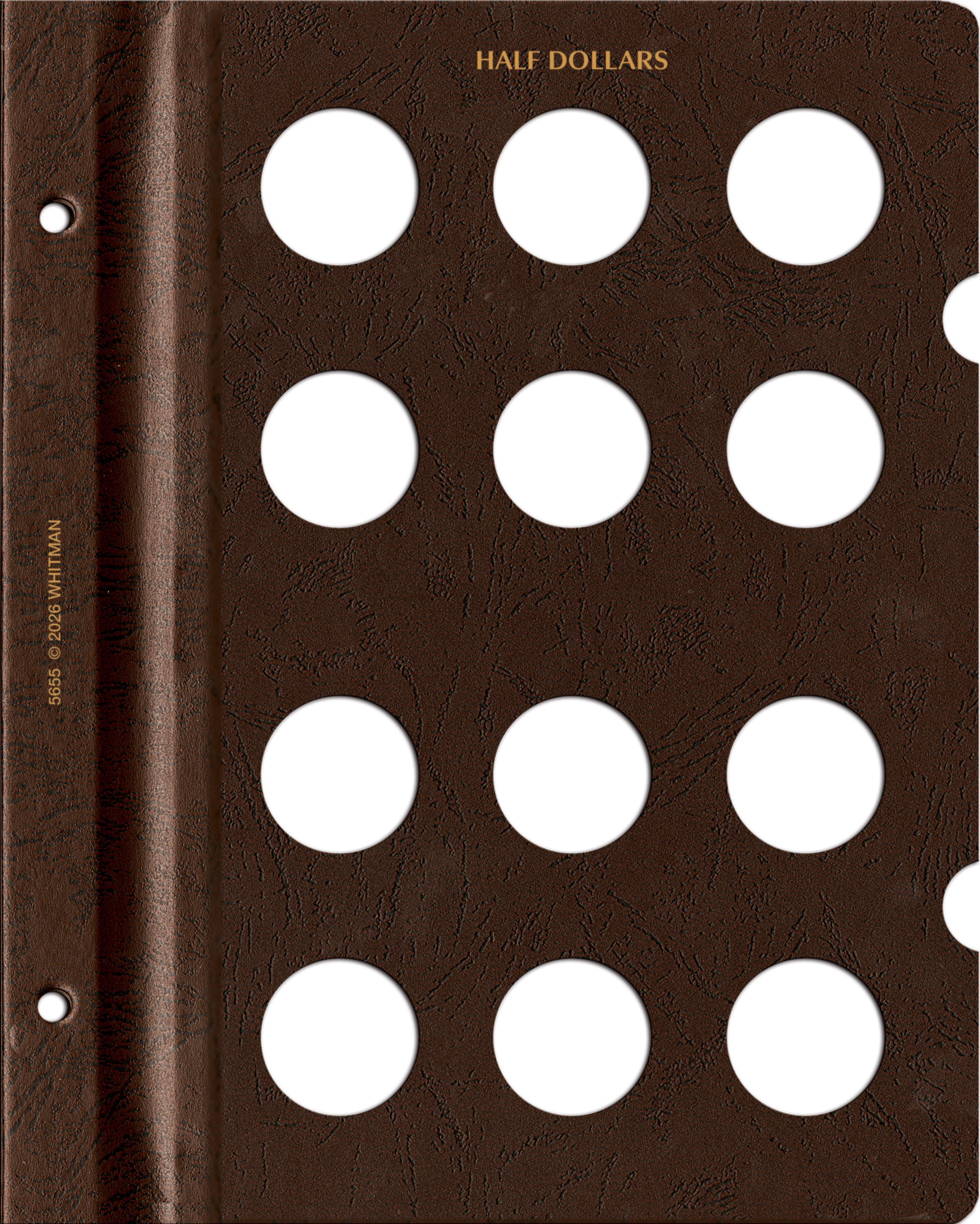 Whitman Prestige™ Coin Album Blank Page - Half Dollars - Image 3