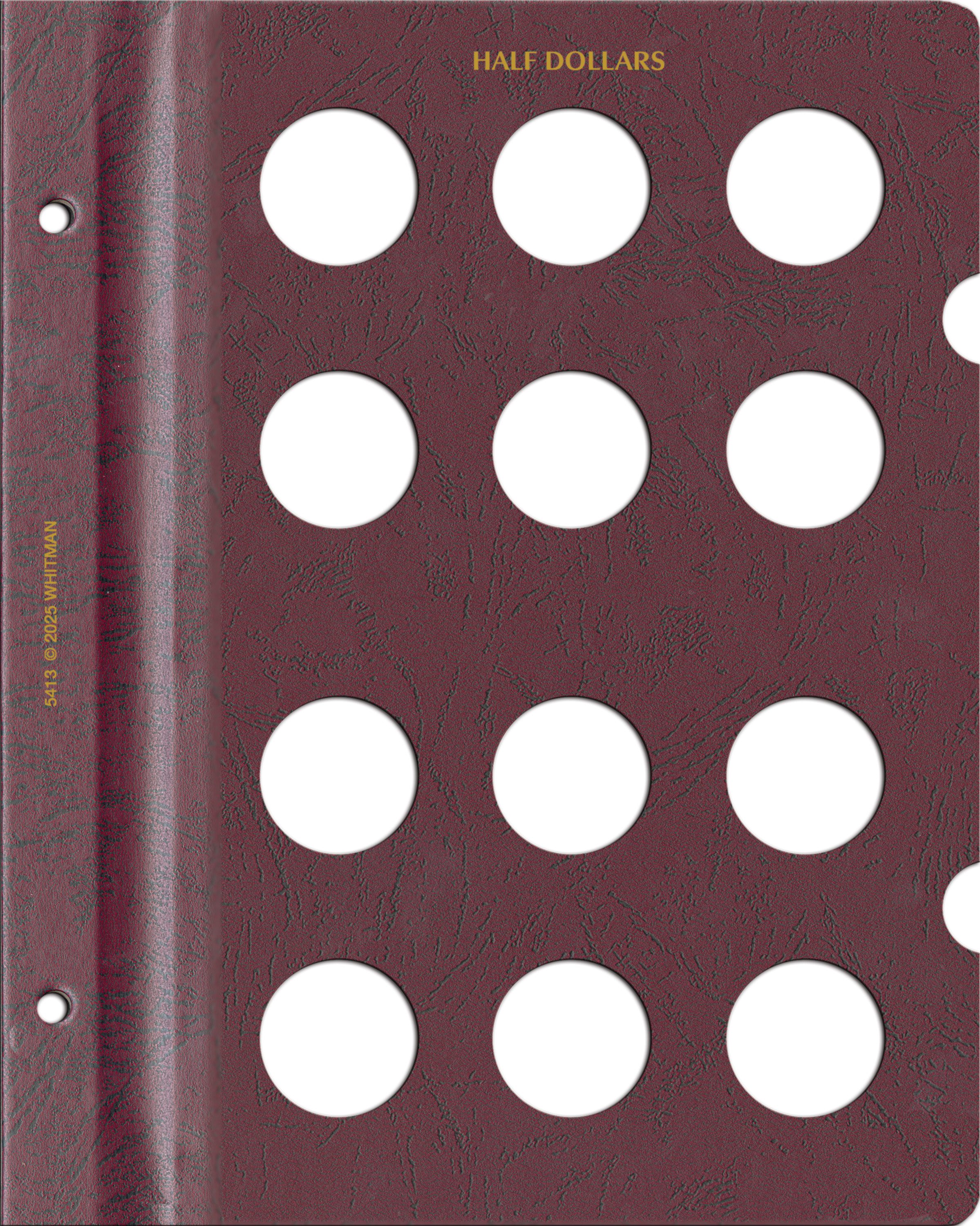 Whitman Prestige™ Coin Album Blank Page - Half Dollars - Image 4