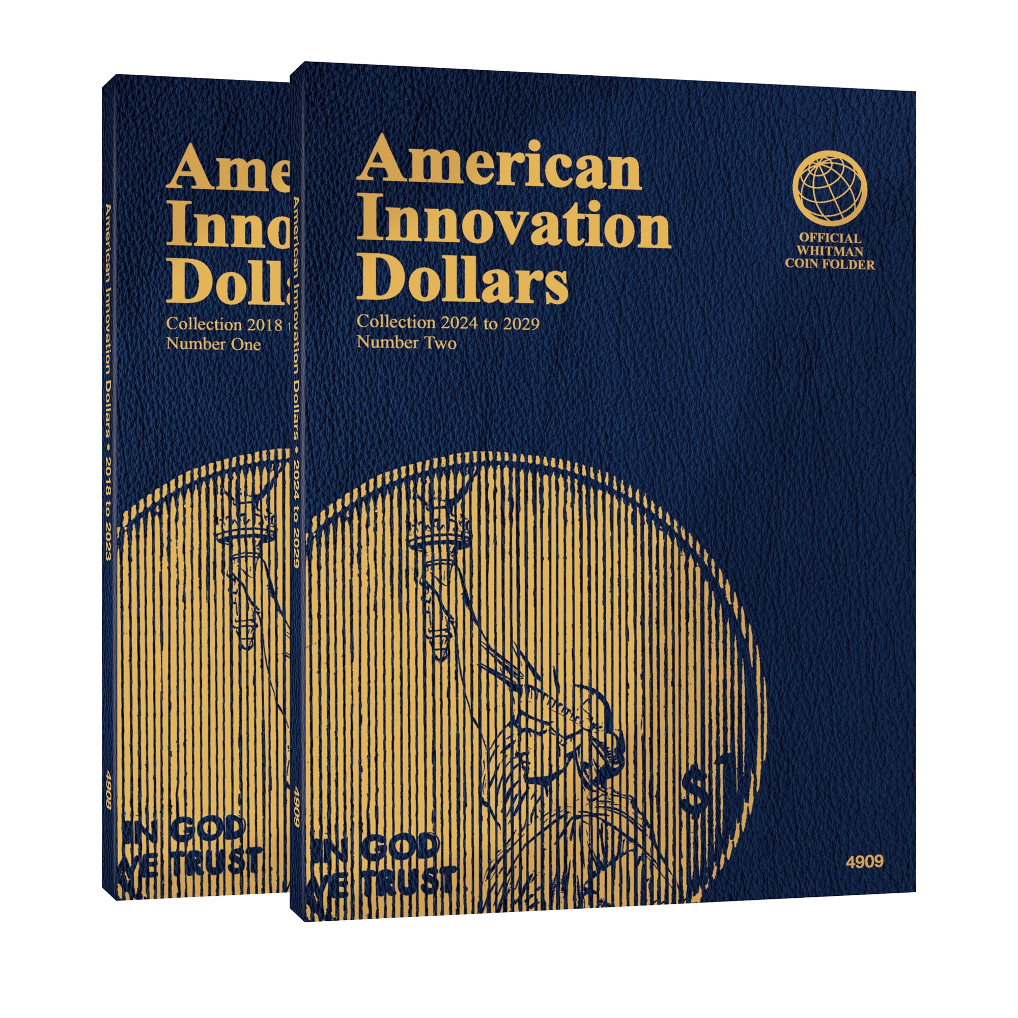 Official Whitman® Coin Folder 2-Volume Set – American Innovation Dollars Collection: 2018–2029