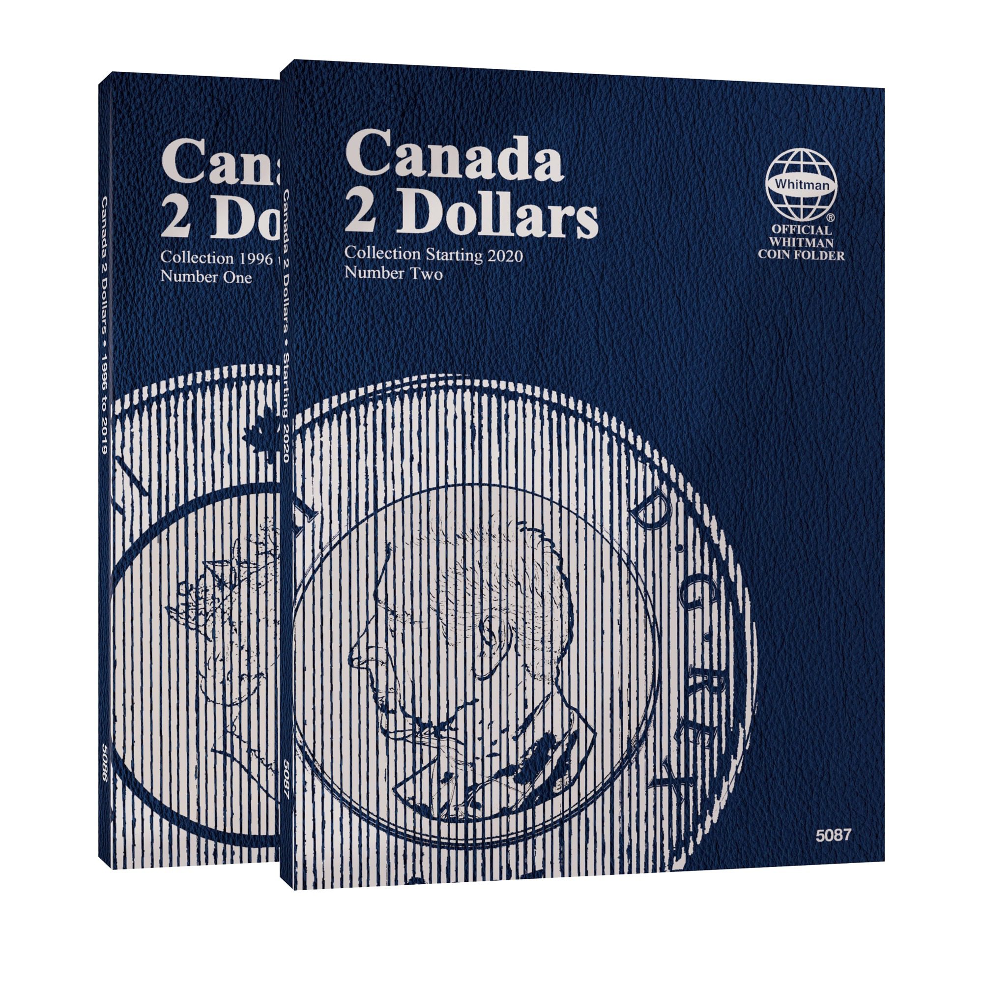 Official Whitman® Coin Folder 2-Volume Set – Canadian Two-Dollar Coins Complete Collection: 1996 to Date