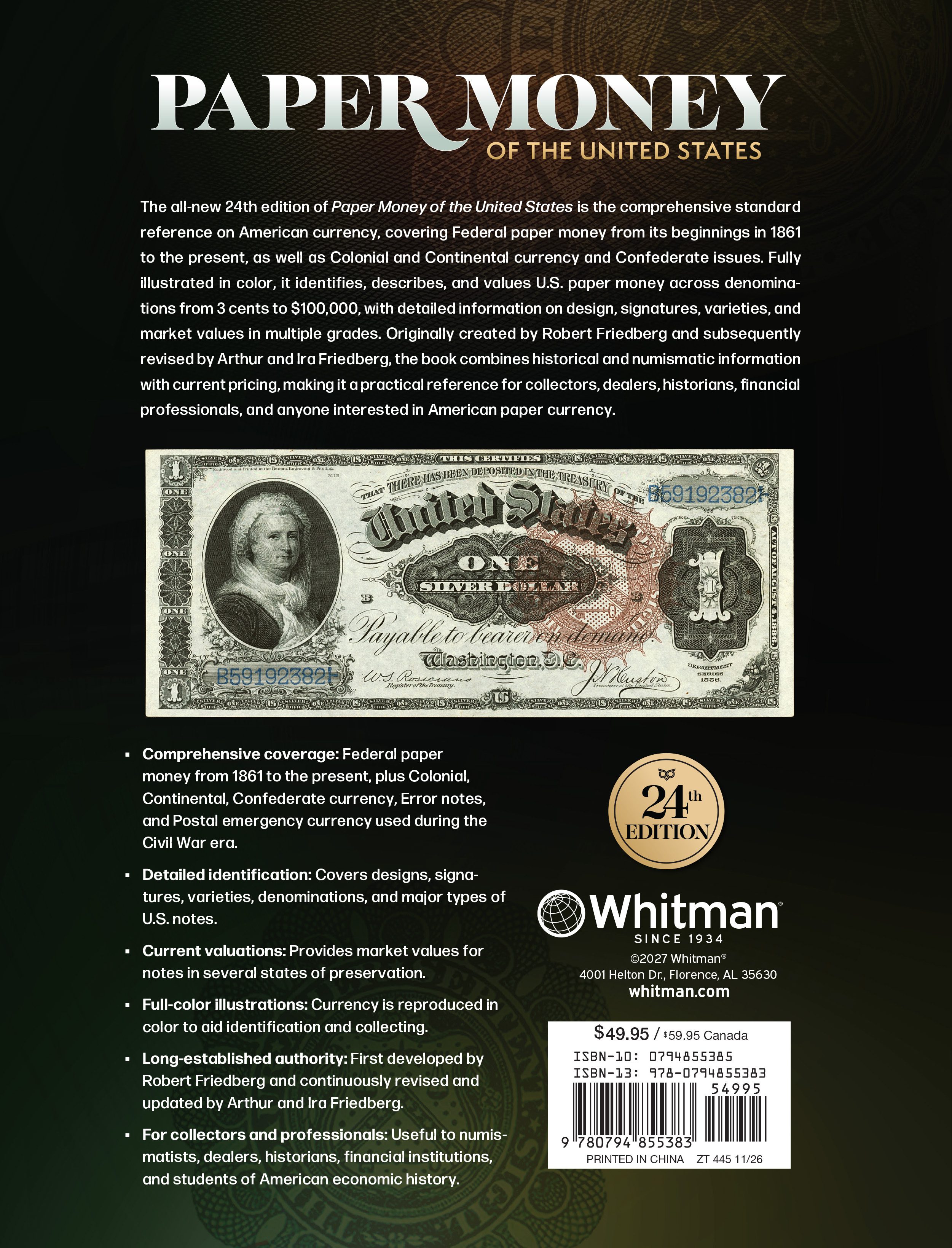 Paper Money of the United States – A Complete Illustrated Guide With Market Values